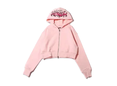 atmos pink x Riehata Angel Short Zip Hoodie "Pink"