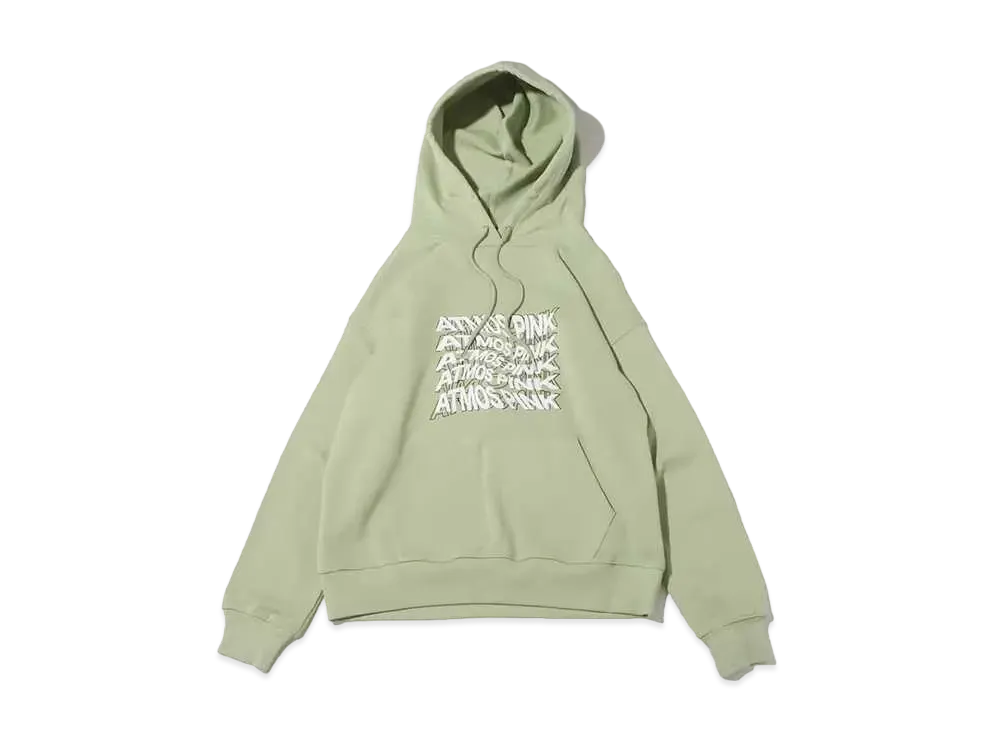 atmos pink Graphic Logo Hoodie "Mint"
