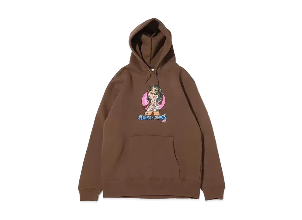 atmos pink x My Nai Imura Graphic Hoodie "Brown"