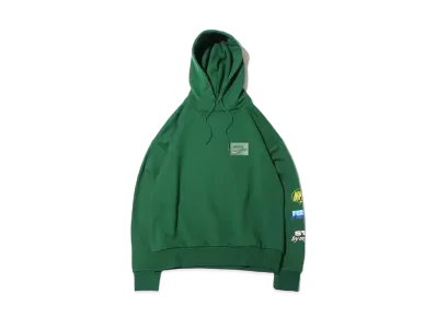 atmos pink Graphic Print Hoodie "Green"