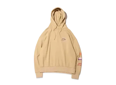 atmos pink Graphic Print Hoodie "Beige"