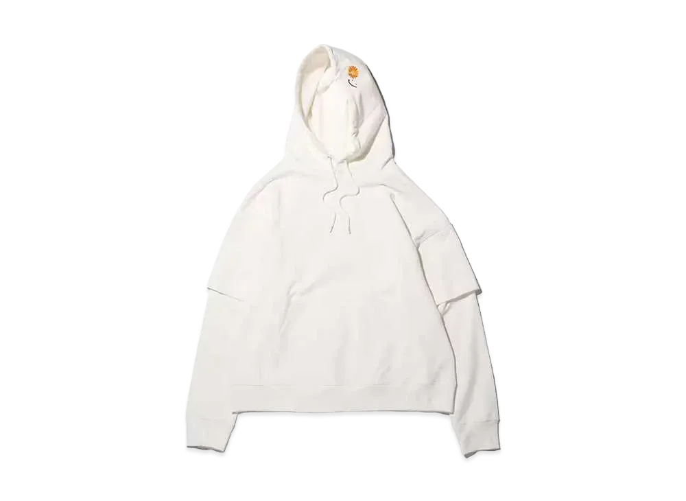 atmos pink x Gelisys Docking style Hoodie "White"