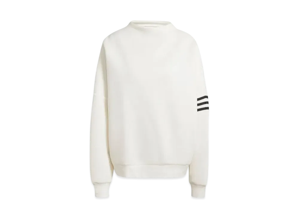 adidas Neuclassics Oversized Mockneck Sweat "Cloud White"