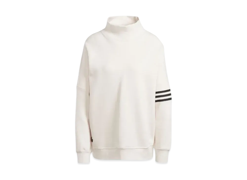 adidas Adicolor Neuclassics Oversize High Neck Sweat "Wonder White"