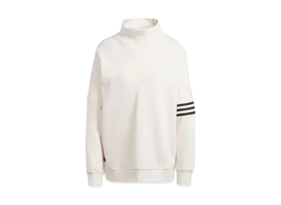 adidas Adicolor Neuclassics Oversize High Neck Sweat "Wonder White"