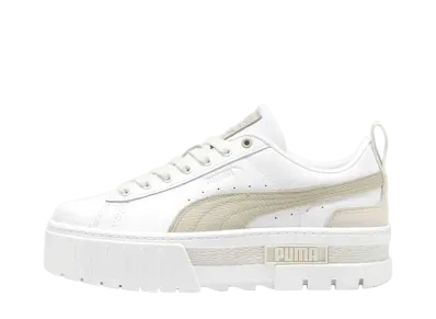 Puma Women's Mayze Luxe "Puma White/Desert Dust"