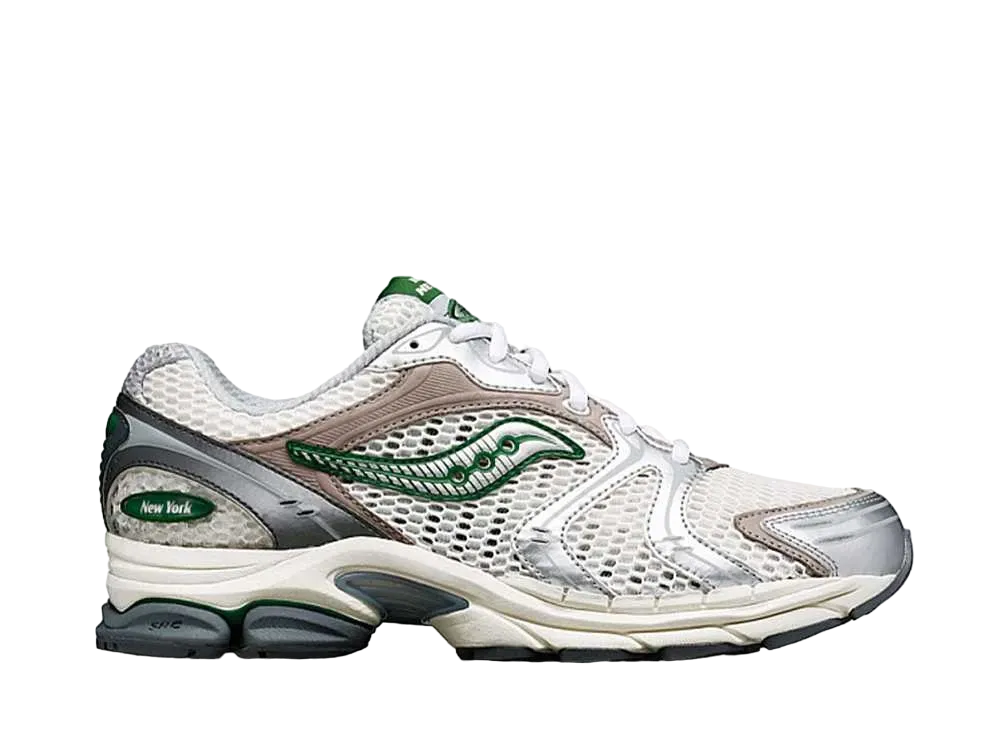 サッカニー プログリッド トライアンフ4 ミンテッド NY "ホワイト/シルバー/グリーン"