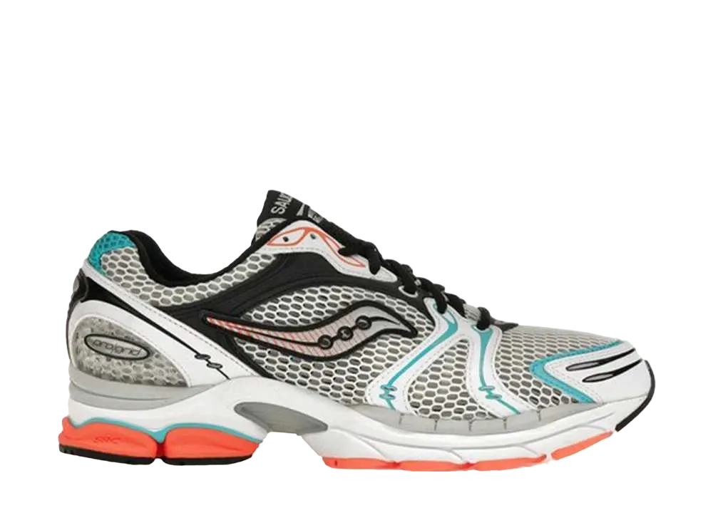 サッカニー プログリッド トライアンフ4 "ホワイト/シルバー/ティール/オレンジ"