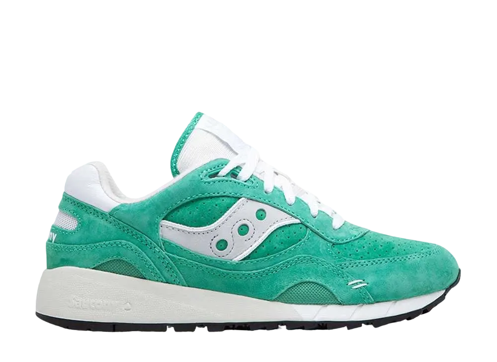 サッカニー シャドウ6000 プレミアム スウェード "グリーン/グレー/ホワイト"