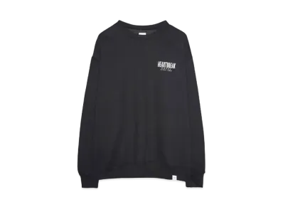 Bedwin & the heartbreakers L/S PRINTED C-NECK SWEAT "HAWKE" "BLACK"