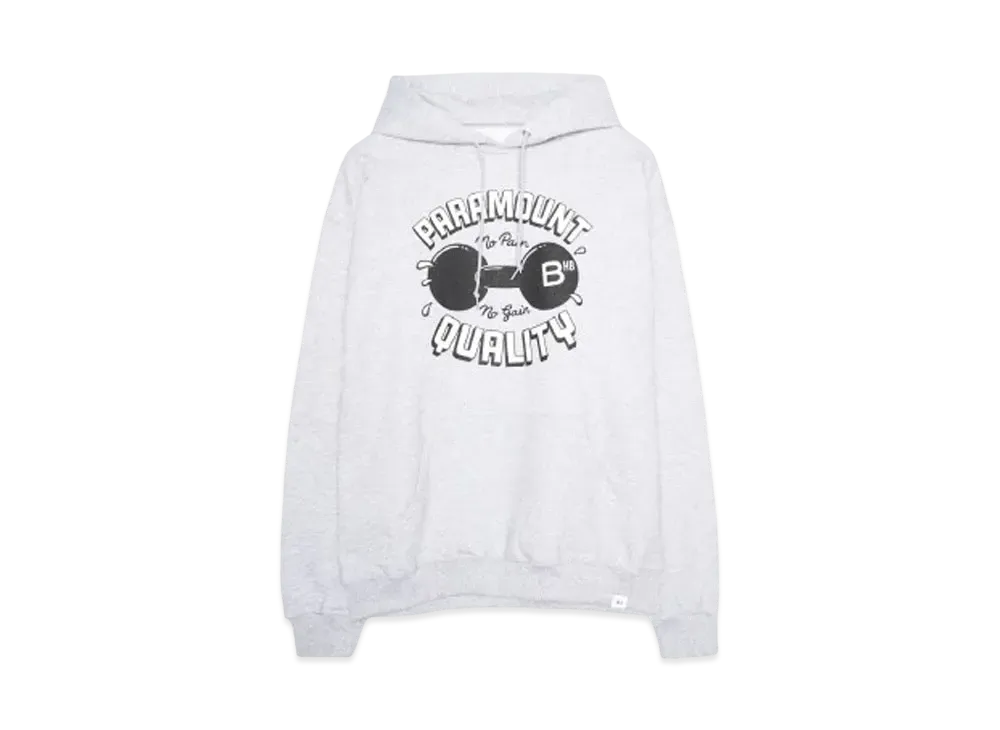 Bedwin & the heartbreakers L/S PRINTED HOODIE "ARNOLD" "GRAY"