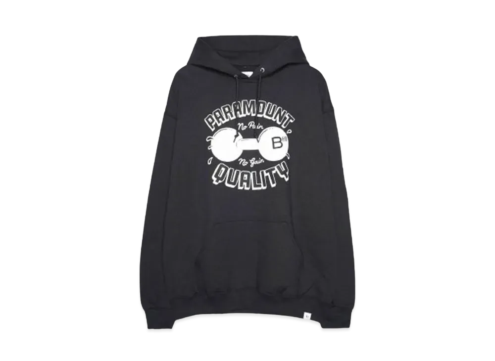 Bedwin & the heartbreakers L/S PRINTED HOODIE "ARNOLD" "BLACK"