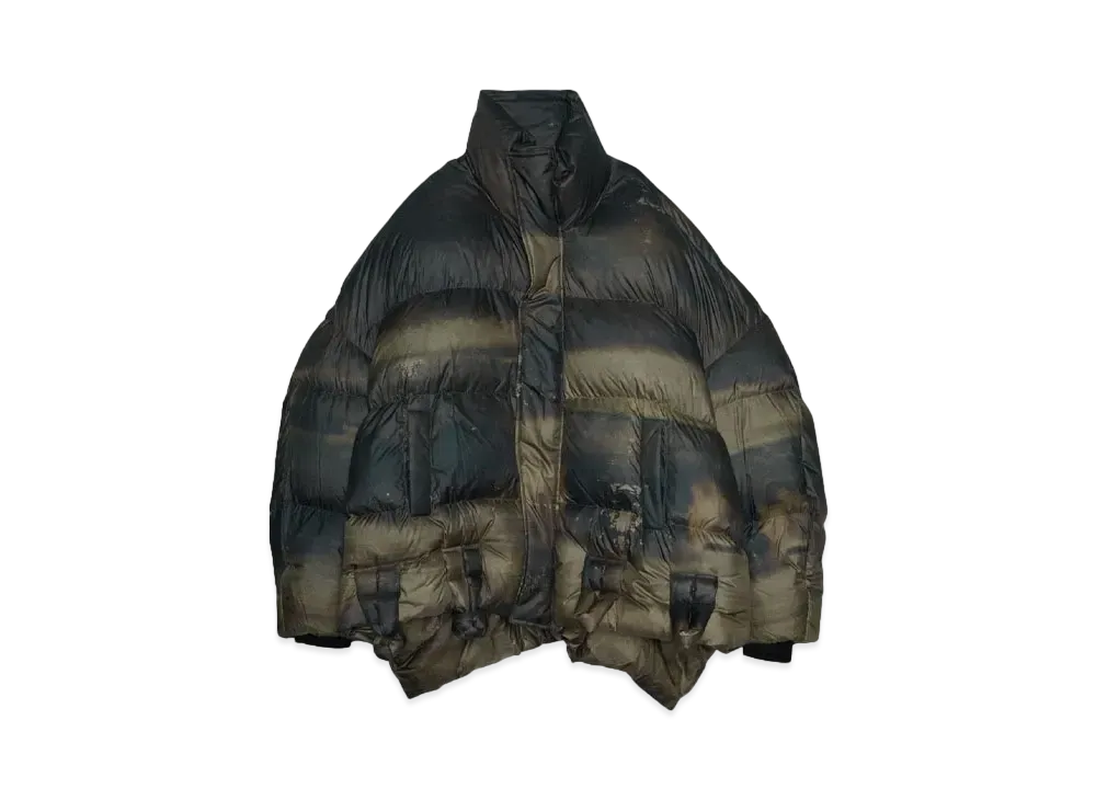 Feng Chen Wang BROWN PRINTED DOWN JACKET "BROWN"