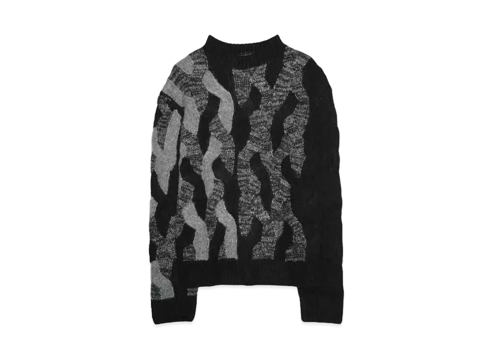 Feng Chen Wang GRADIENT CABLE SWEATER "MULTI COLOR"