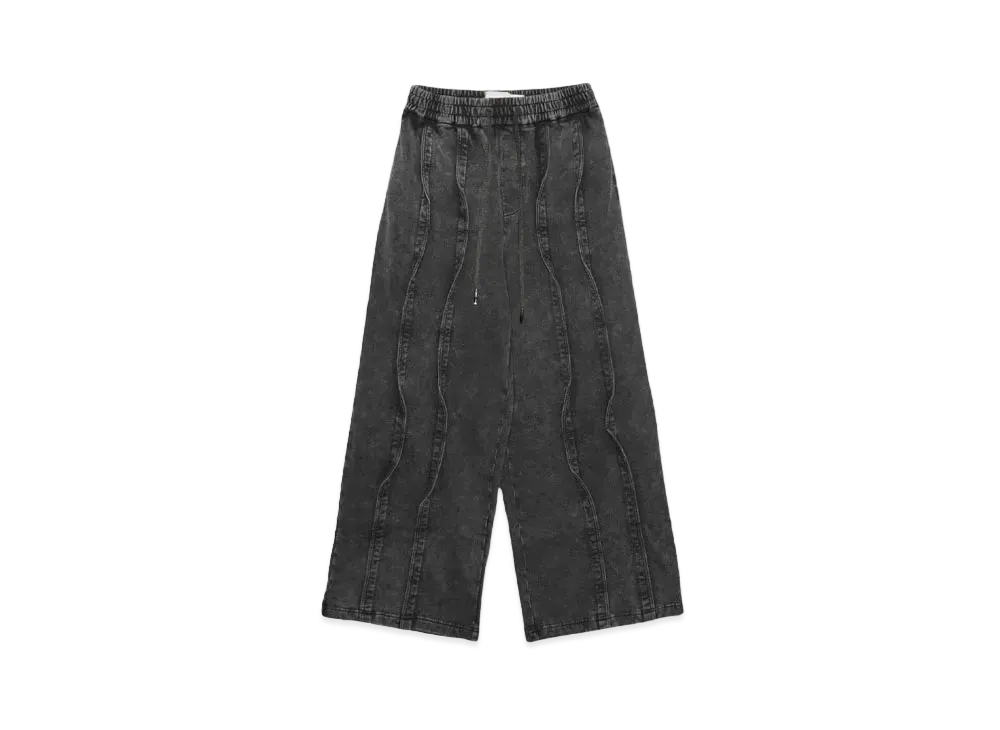 Feng Chen Wang WASHED SEAMING SWEATPANTS "GREY"