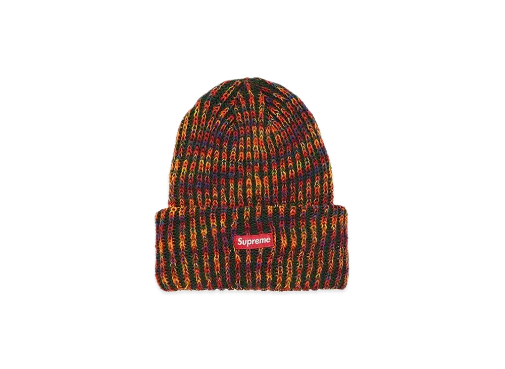 Supreme Rainbow Loose Gauge Beanie "Olive" (24FW)