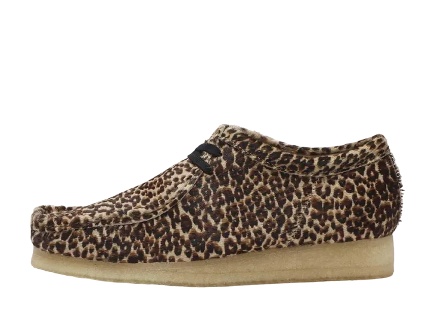 クラークス ワラビー "レオパードプリント"