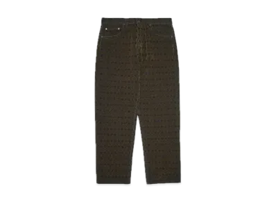 Supreme Flocked Loose Fit Jean "Black"