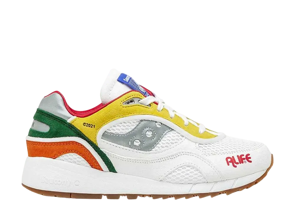 エーライフ × サッカニー シャドウ6000 "ホワイト/マルチカラー" (2022)