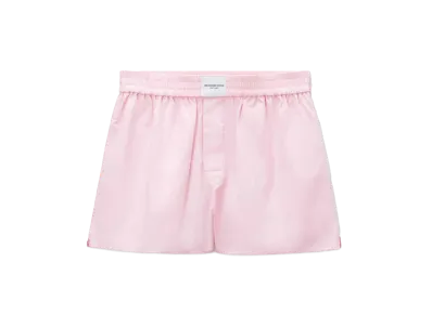 Alexander Wang Cotton Classic Boxer Shorts "Light Pink"