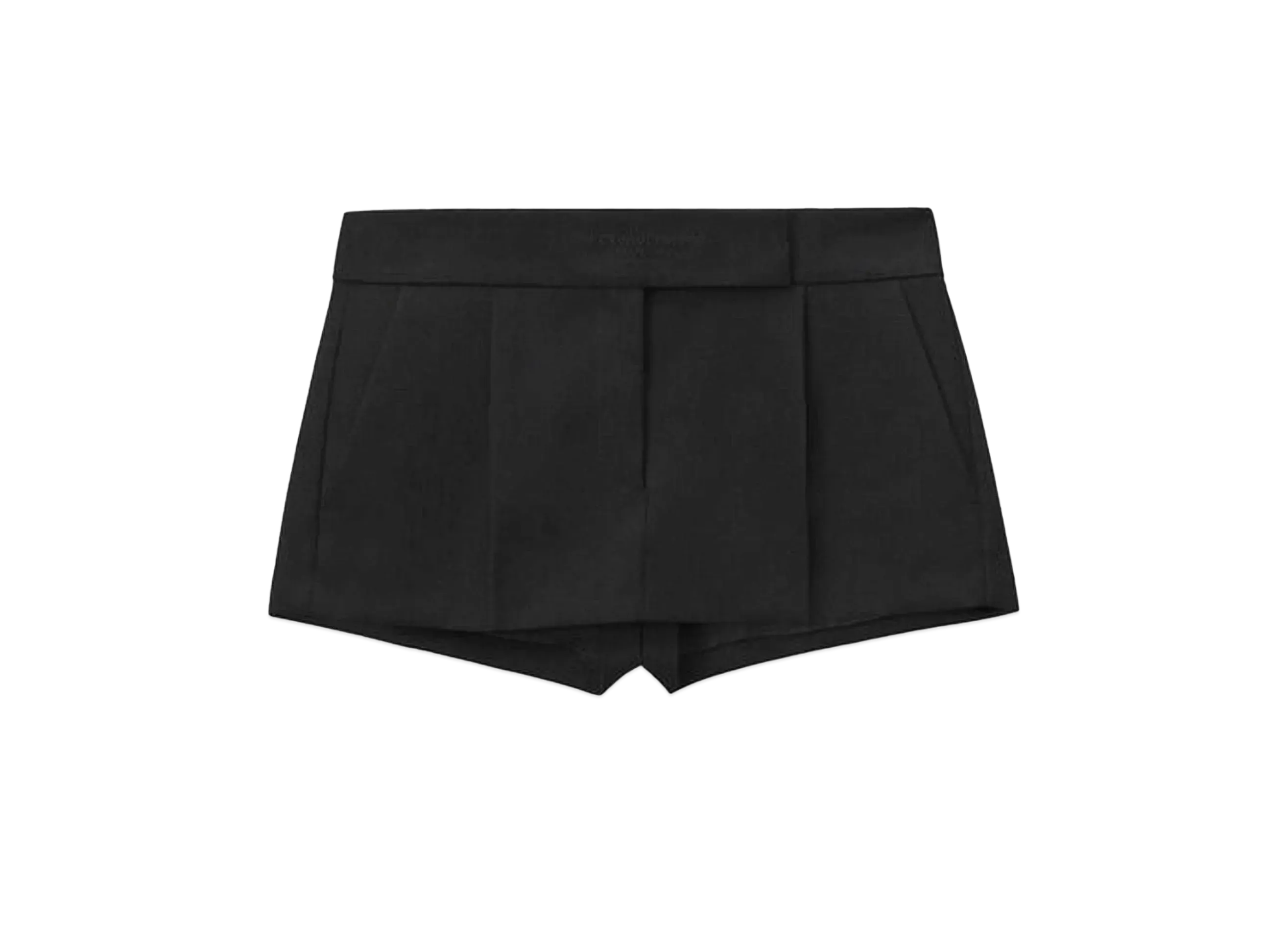 Alexander Wang Wool Tailoring Tailored Mini Skirt "Black"