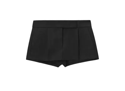 Alexander Wang Wool Tailoring Tailored Mini Skirt "Black"
