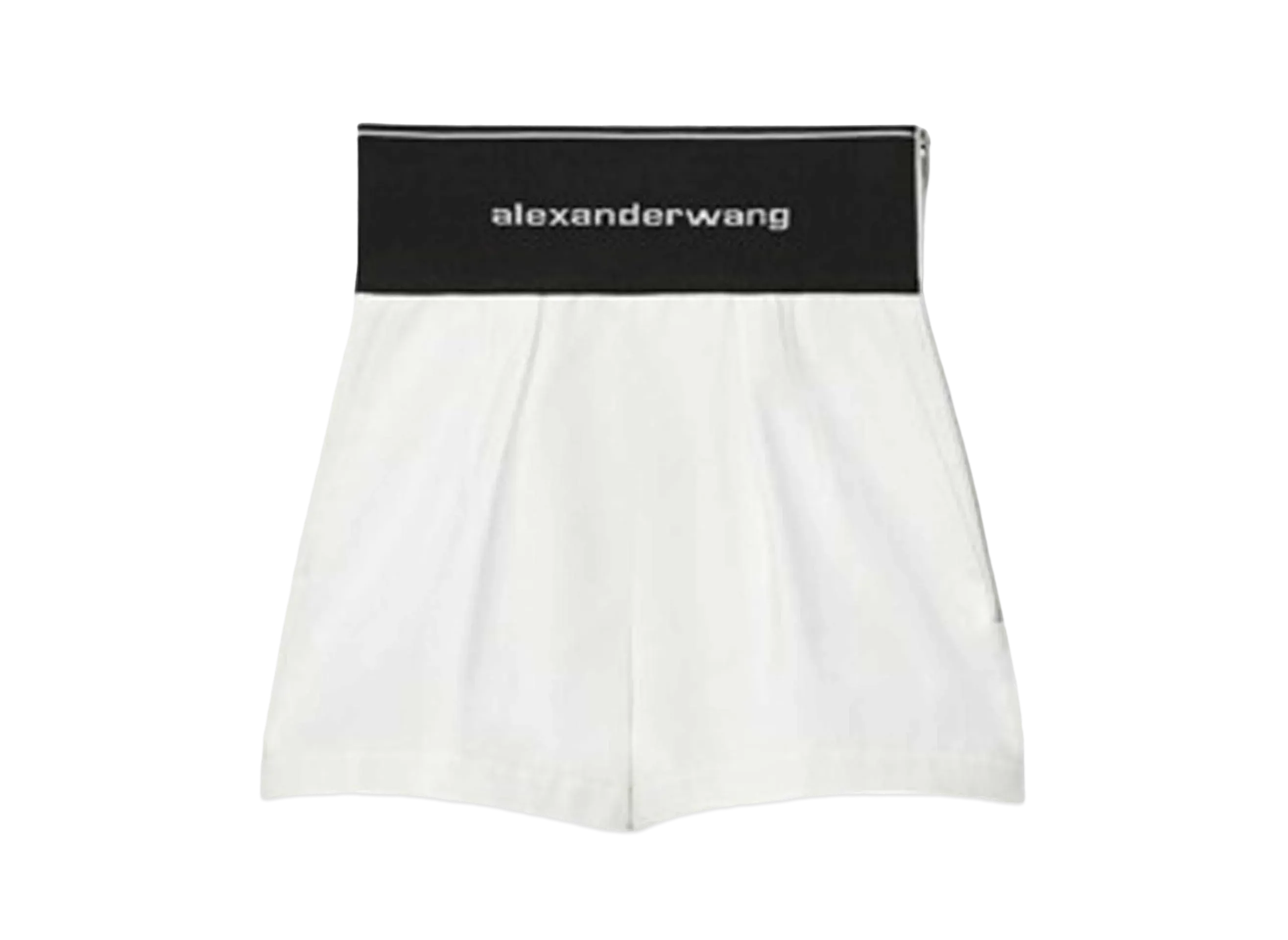 Alexander Wang Cotton Safari Shorts "White"