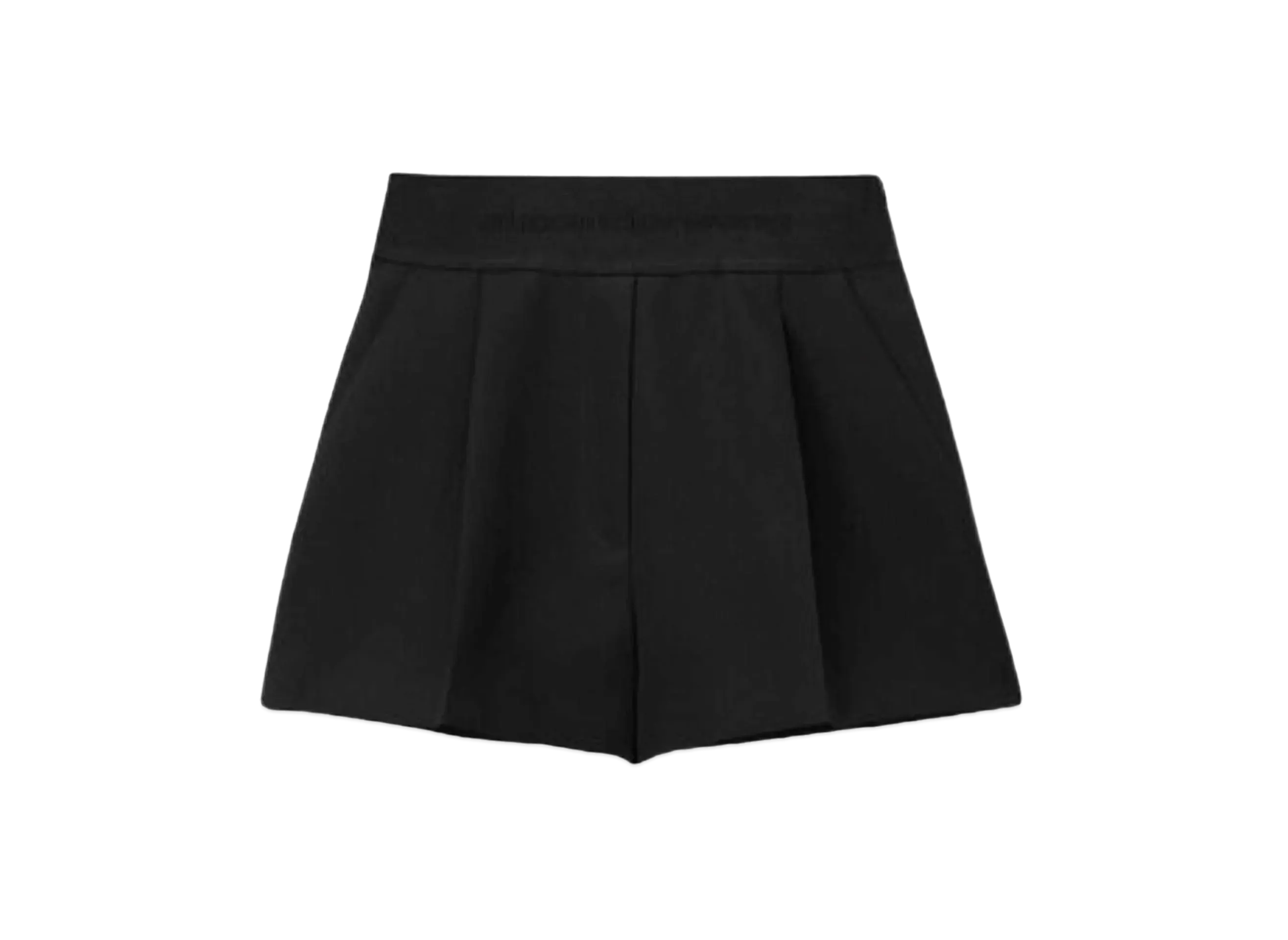 Alexander Wang Wool High Waist Tailored Shorts "Black"