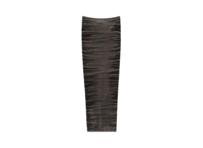 Alexander Wang Chenille Digital Animal Print Maxi Skirt "Eiffel Tower"