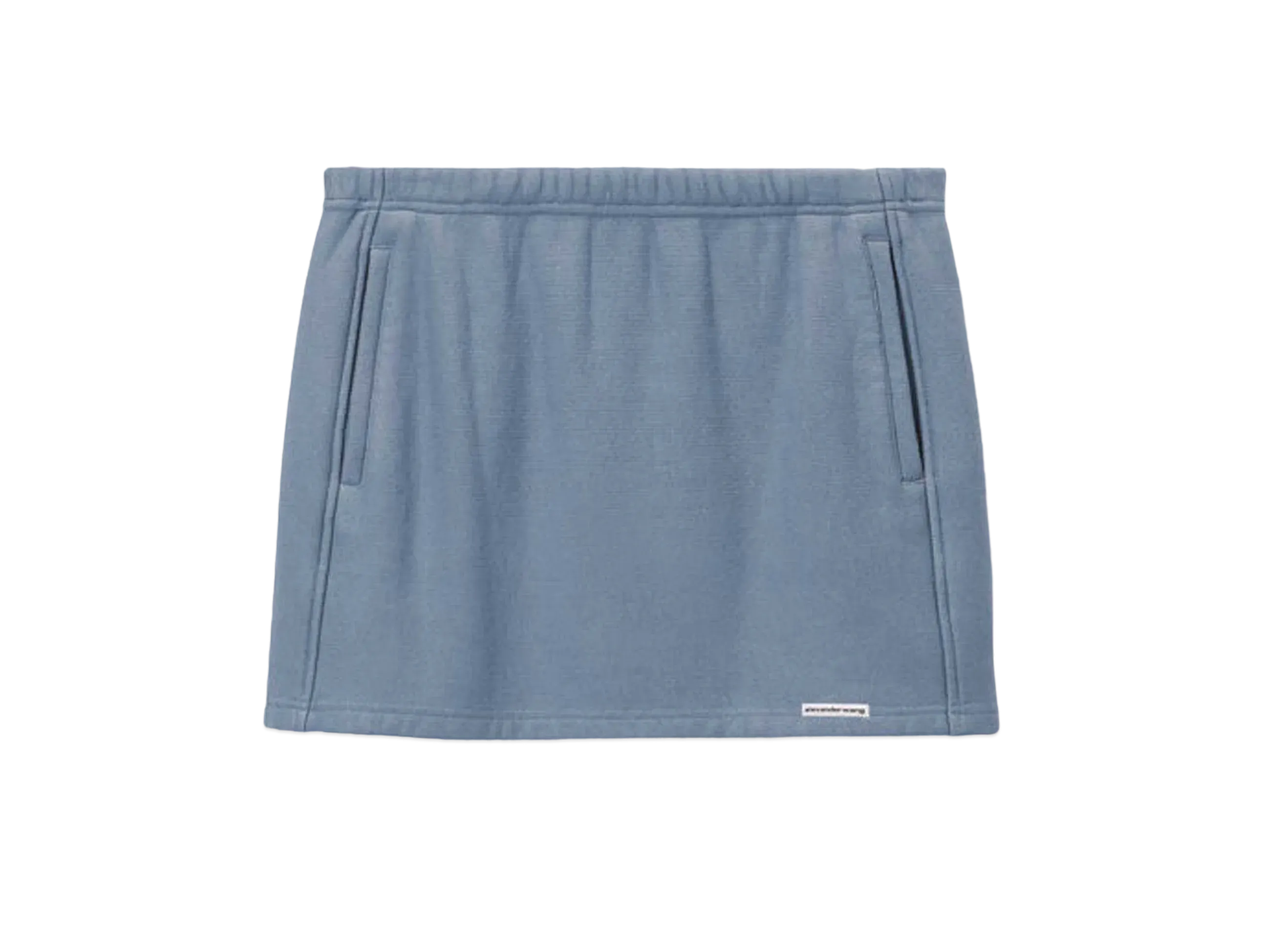 Alexander Wang Cotton Acid Wash Mini Skirt "Washed Vintage Blue"