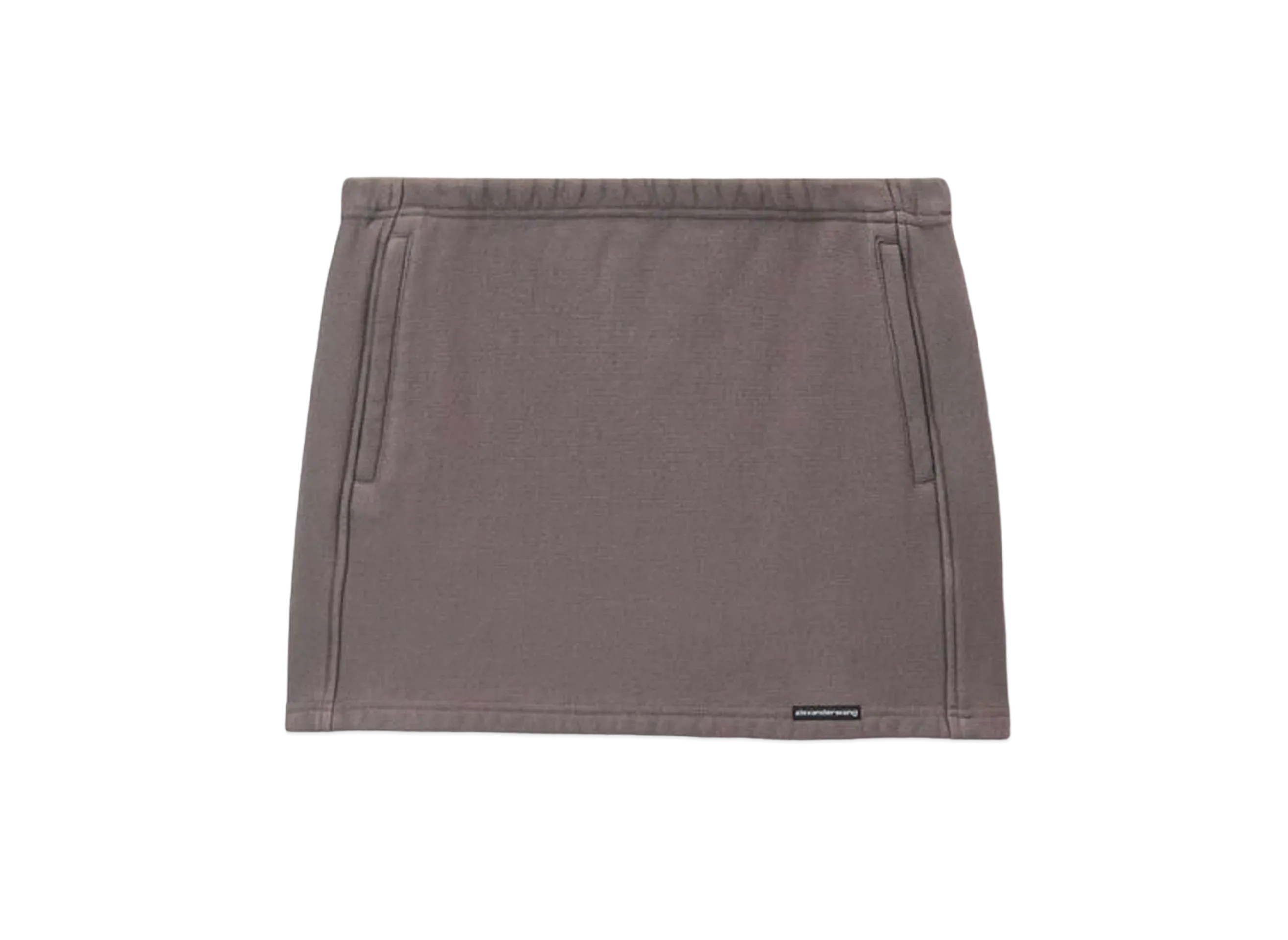 Alexander Wang Cotton Acid Wash Mini Skirt "Washed Granite"