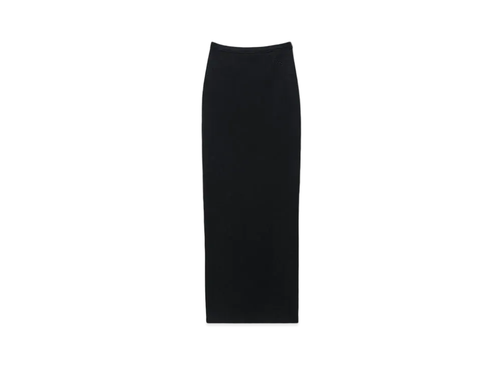 Alexander Wang Emboss Logo Maxi Skirt "Black"
