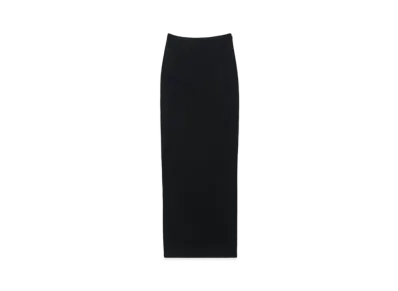 Alexander Wang Emboss Logo Maxi Skirt "Black"