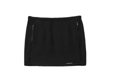 Alexander Wang Classic Cotton Terry Mini Skirt "Black"
