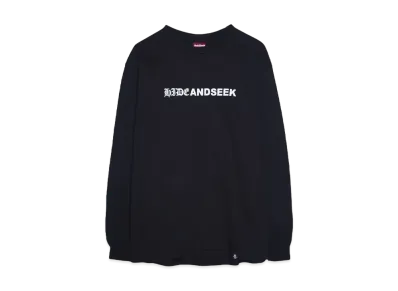 Hide and Seek HIDE L/S Tee "BLACK"