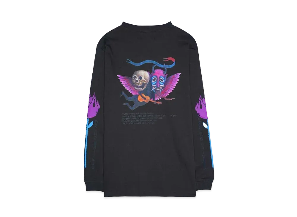 SON OF THE CHEESE GRASS IS GREENER LS TEE "BLACK"