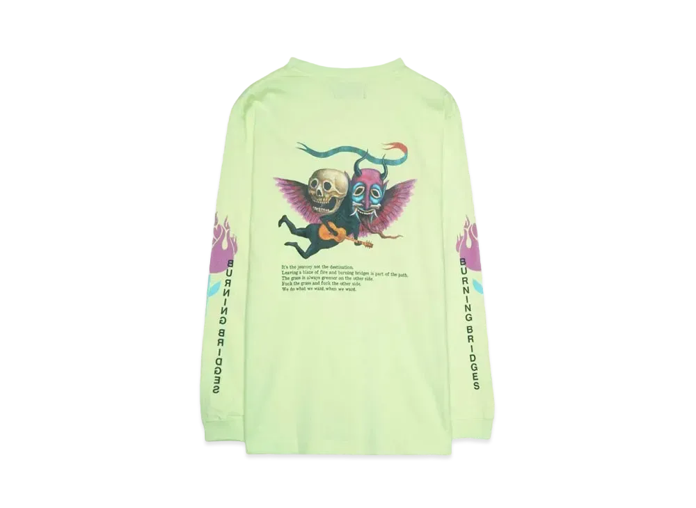 SON OF THE CHEESE GRASS IS GREENER LS TEE "GREEN"