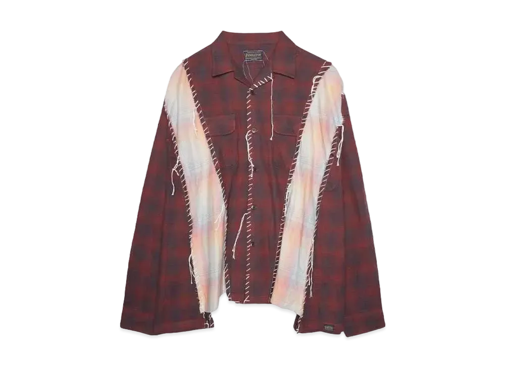 PENDLETON x DISCOVERED LOOPING WIDE SHIRT "RED"