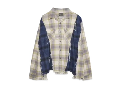PENDLETON x DISCOVEREDLOOPING WIDE SHIRT "BLUE"