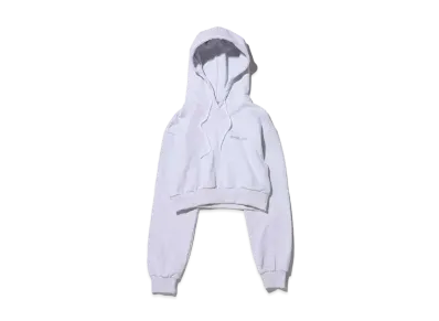 atmos pink Logo Short Hoodie "Gray"