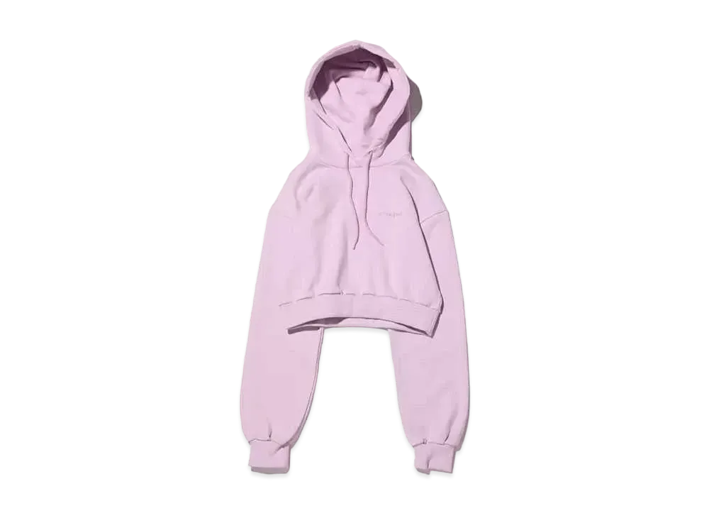 atmos pink Logo Short Hoodie "Purple"