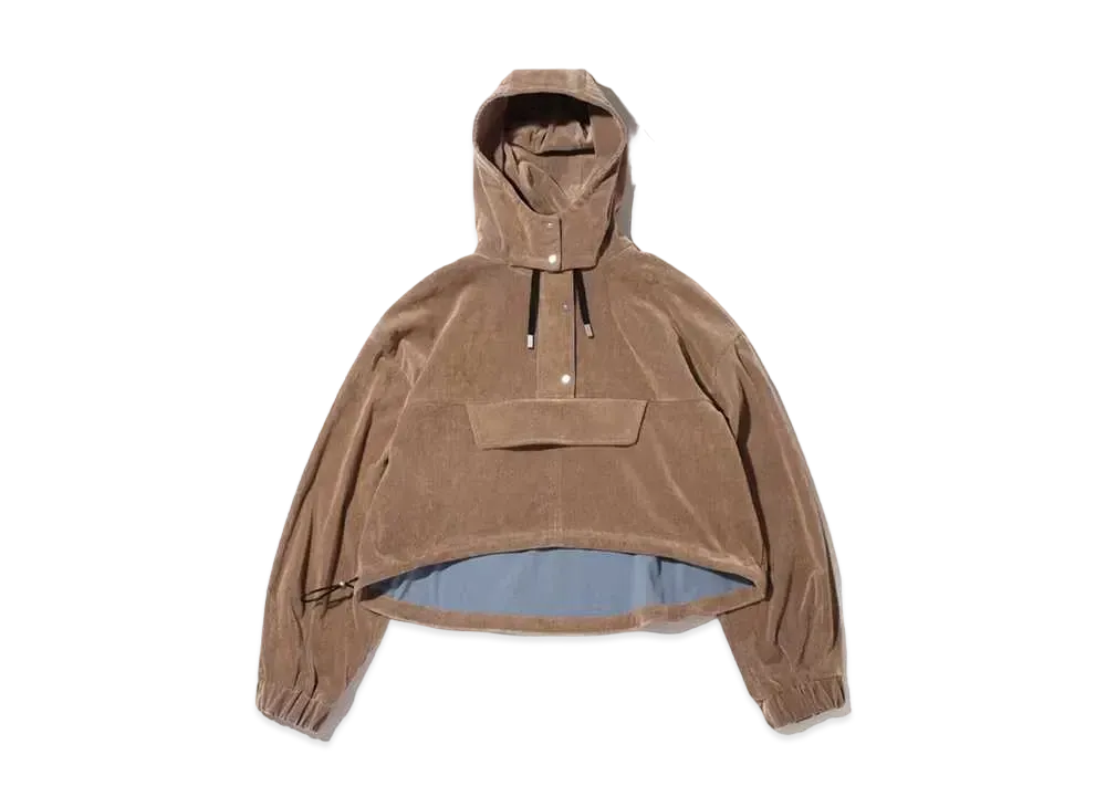 atmos pink x Riehata Corduroy Hoodie "Brown"