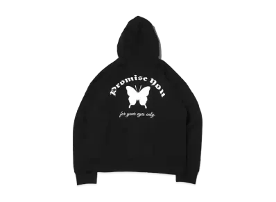 atmos pink x Yoshiki Chisato Back Logo Hoodie "Black"