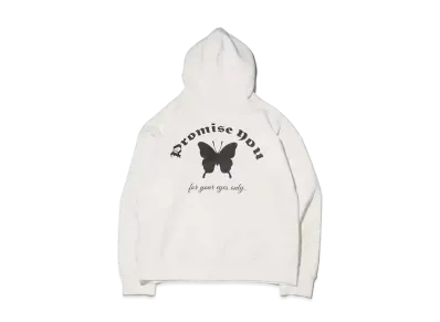 atmos pink x Yoshiki Chisato Back Logo Hoodie "White"