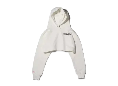 atmos pink x Super Lovers Short Take Hoodie "White"