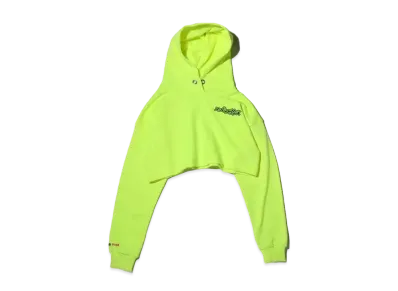 atmos pink x Super Lovers Short Take Hoodie "Yellow"