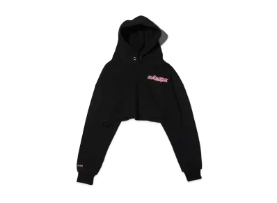 atmos pink x Super Lovers Short Take Hoodie "Black"