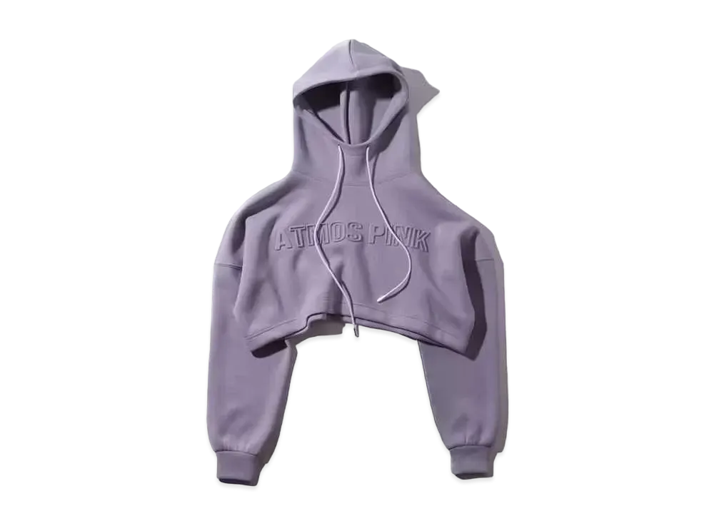 atmos pink Embossed Hoodie "Purple"