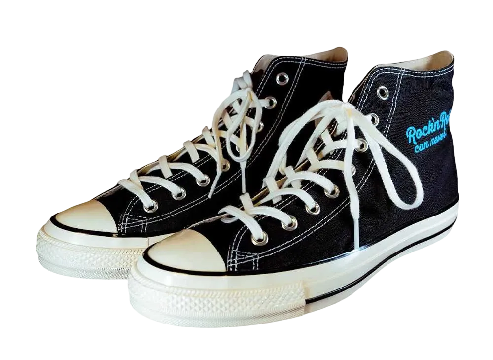 Rock’n Roll Can Never Die × Converse All Star US Hi KS "Black"