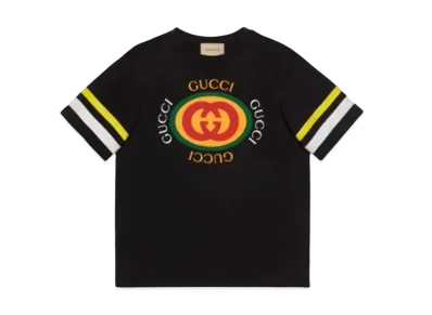 GUCCI Men's Cotton Jersey T-shirt "Black"